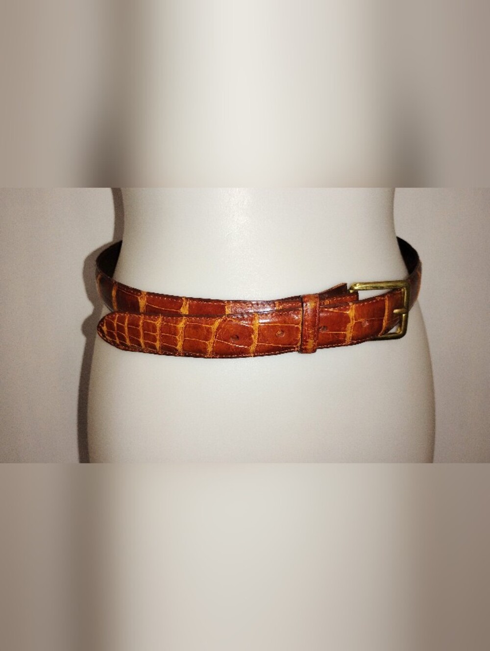 VINTAGE COACH ALLIGATOR BELT - Picture 5 of 7
